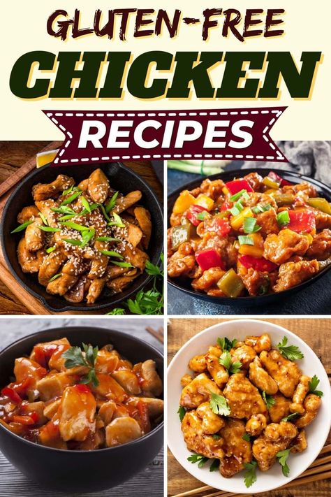 Gluten Free Recipes Chicken Easy Dinners, Gluten Free Hawaiian Chicken, Easy Gf Chicken Recipes, Gluten Free Chicken Dinners, Oil Free Chicken Recipes, Gluten Free Chicken Dinner Recipes, Easy Chicken Recipes Gluten Free, Lactose Free Chicken Recipes, Chicken Recipes Without Cheese