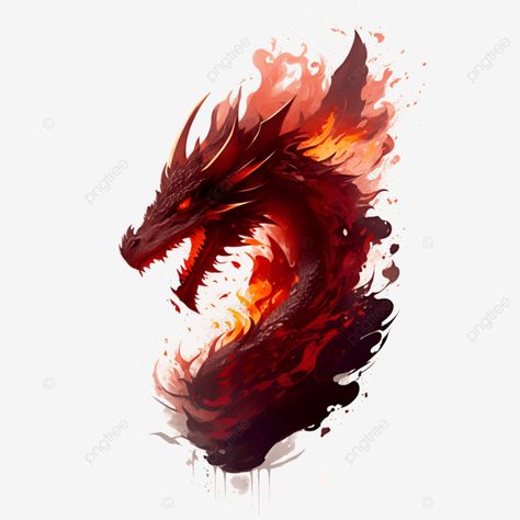 dark red dragon head with smooth fire splash effect Dragon Fire Tattoo Designs, Red Dragon Design, Dragon Fire Drawing, Fire Dragon Aesthetic, Dragon Head Art, Dark Red Dragon, Fire Dragon Tattoo, Fire Dragon Art, Red Dragon Art