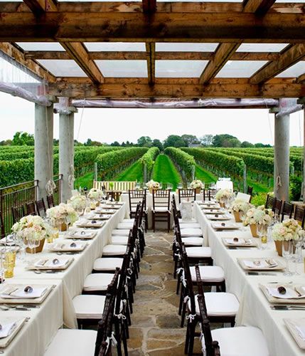 A wedding in the Hamptons? We're there -- and so are these 7 stunning wedding venues! // Wolffer Estate Winery Wedding Venues, Connecticut Wedding Venues, Small Outdoor Wedding, Hamptons New York, Ny Wedding Venues, Hamptons Wedding, Stunning Wedding Venues, Long Island Wedding, Connecticut Wedding