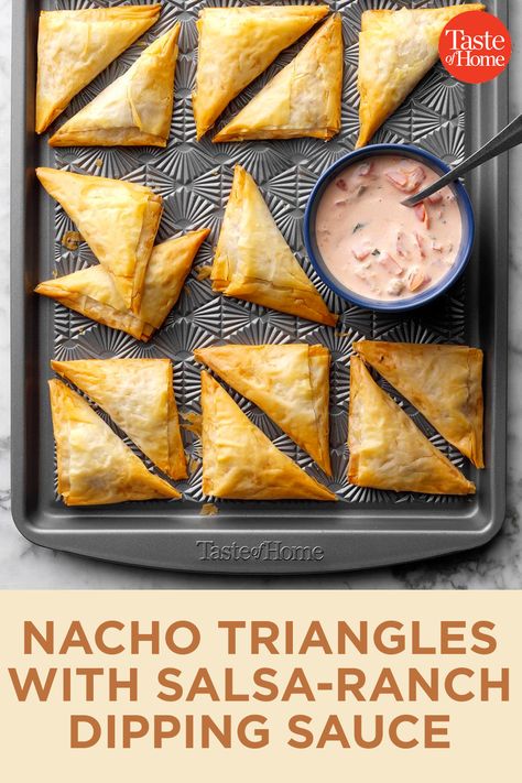 Nacho Bites, Taco Meals, Creative Dinners, July 4th Appetizers, Mexican Casseroles, Salsa Ranch, Ranch Dipping Sauce, Greek Appetizers, Mexican Appetizers