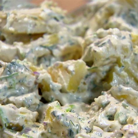 Ina Garten Potato Salad, Ranch Potato Salad, Potato Salad Dressing, Potato Salad Recipe Easy, Potato Salad With Egg, Tabbouleh Salad, Ina Garten Recipes, Salad Recipes Video, Potato Salad Recipe