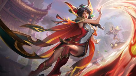 Xayah Lol, Rakan League Of Legends, Xayah And Rakan, Twisted Fate, Chinese Year, Splash Art, 5 Anime, Riot Games, Lol League Of Legends