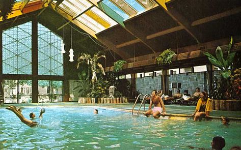 Motor Lodge, Tropical Pool, Vintage Hotels, Resort Pools, Hotel Pool, Hotel Motel, Indoor Swimming, Minneapolis Minnesota, The Ranch