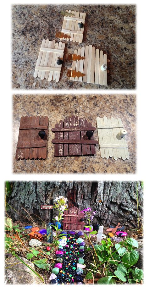 Kids Fairy Garden, Make A Fairy, Fairy Tree Houses, Koti Diy, Fairy Garden Furniture, Fairy House Diy, Fairy Garden Designs, Fairy Garden Crafts, Fairy Furniture