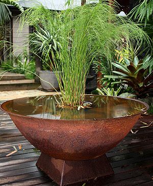 Balinese Water Features are increasingly popular in Australia, both classic and contemporary designs can give that 'Bali Look'. We look at suppliers for Sydney, The Illawarra and Shoalhaven as well as Melbourne Tanaman Air, Bali Garden, Balinese Garden, Balinese Style, Container Water Gardens, Balinese Decor, Outdoor Water Features, Garden Water Feature, Diy Garden Fountains