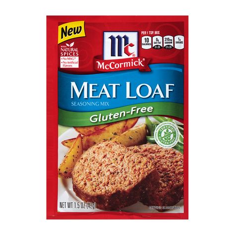 Mccormick Meatloaf Seasoning Recipe, Gluten Free Meat Loaf, Mccormick Meatloaf Seasoning, Meatloaf Seasoning Recipe, Meatloaf Seasoning, Gluten Free Meatloaf, Meatloaf Recipes Healthy, Gluten Free Meat, Crockpot Meatloaf