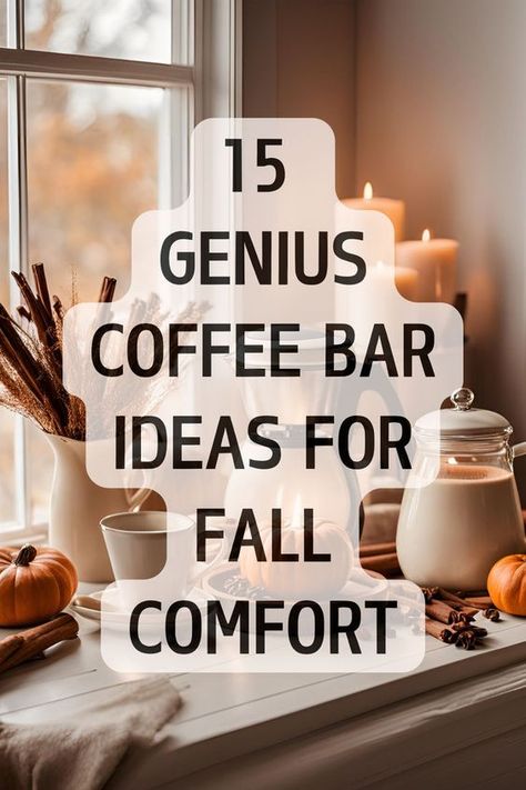 Fall is here, and it’s time to elevate your coffee bar at home! Get inspired with 15 creative coffee bar ideas that will add warmth and charm. From coffee bar decor to coffee bar styling on your kitchen counter, these ideas will make your mornings cozier. Tea Nook In Kitchen, Coffee Nook Decor, Coffee Bar Styling, Coffee Bar At Home, Office Coffee Station, Coffee Bar Ideas Kitchen Counter, Coffee Station Ideas, Bar At Home, Coffee Station Kitchen