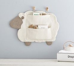 Baby Room Decor & Nursery Room Decor | Pottery Barn Kids Wall Pottery, Lamb Nursery, Baby Car Mirror, Diy Bebe, Storage Wall, Baby Box, Baby Diy, Crib Mobile, Wall Storage