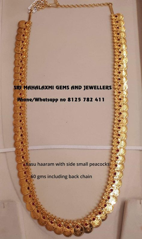 Chitti Kasula Peru, Lakshmi Kasula Haram, Kasulu Peru Designs, Kasulaperu Jewellery, 30 October, Gold Temple Jewellery, Gold Pearl Jewelry, Gold Bridal Necklace, New Gold Jewellery Designs