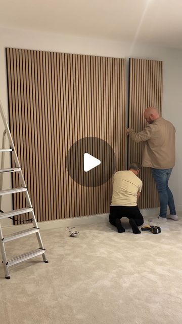 Rowen on Instagram: "Your dream living room inspo...☁️ Elevate your home with our new Marchmont Decorative Acoustic Slat Wall Panels✨ designed to give every room that luxury feeling and hotel look Get the look via the link in our bio🤍 #livingroomdesign #InteriorDecor #homeinterior" Acoustic Wall Panels Living Room, Slat Wall Ideas Living Room, Acoustic Slat Wall, Luxury Feeling, Dream Living Room, Wall Panel Design, Dream Living, Slat Wall, Living Room Inspo