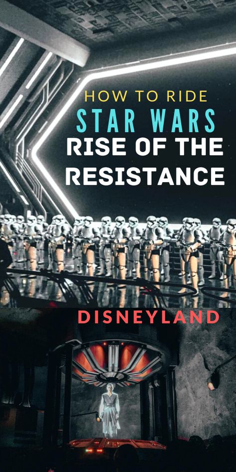 Here's how to ride Rise of the Resistance in a boarding group to ensure you get to experience this new attraction at Star Wars Galaxy's Edge in Disneyland! Since the Rise of the Resistance opening date, this has been the best and most popular ride at Disneyland, and so it can be almost impossible to get on it. Here's everything you need to know to join a boarding group and get on the Star Wars ride! | rise of the resistance ride guide for Disneyland Anaheim, California Rise Of The Resistance Ride, Travelling Usa, Disneyland Travel, Travel Disney, Disneyland Anaheim, Star Wars Galaxy's Edge, Usa Destinations, Disney Attractions, Couple Travel