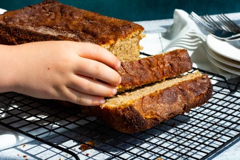 Churro Bread Churro Bread, Basic Quick Bread Recipe, Poppy Seed Bread, Creaming Method, Sweet Muffin, Roll Recipes, Chocolate Chip Banana Bread, Quick Bread Recipes, Sourdough Starter