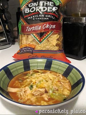 Chicken Tortilla Soup With Salsa, Soup With Salsa, Persnickety Plates, Cheese Zucchini, Chicken Tortilla Soup Easy, Chicken Tortillas Soups Recipe, Tortilla Soup Recipe, Salsa Chicken, Savory Soups