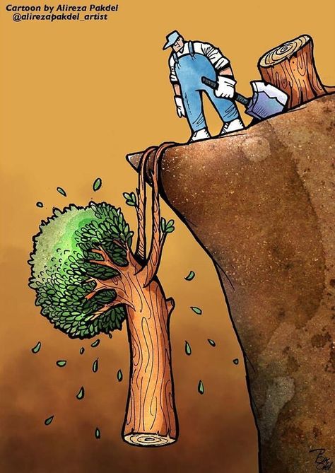 41 Illustrations That Question Modern Society By An Iranian Artist Digital Drawing For Beginners, Earth Art Drawing, Mother Earth Drawing, Save Earth Drawing, Save Water Poster Drawing, Mother Earth Art, Earth Drawings, Satirical Illustrations, Drawing Competition