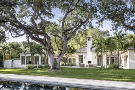 Beach Residence | Ludowici Roof Tile Spanish Colonial Decor, Spanish Colonial Architecture, Spanish Mediterranean Homes, Spanish Exterior, Spanish Colonial Homes, Vero Beach Florida, Colonial Architecture, Oak Trees, Mediterranean Home