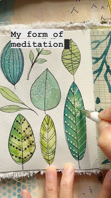 Watercolor Shapes, Abstract Watercolor Art, Loose Watercolor, Watercolor Paintings Easy, Watercolor Flower Art, Watercolor Art Lessons, Doodle Art Designs, Watercolor Leaves, Watercolor Inspiration