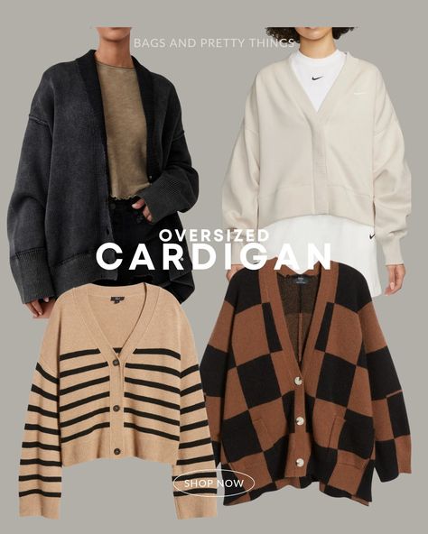 Fall cardigan style inspo, oversized, free people, nike, rails Oversized Cardigan Outfit, Fall Cardigan, Cardigan Outfit, Cardigan Style, Cardigan Outfits, Oversized Cardigan, Cardigan Fashion, Geneva, Wool Blend