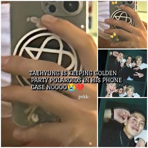 TAEHYUNG IS KEEPING GOLDEN PARTY POLAROIDS IN HIS PHONE CASE NOOOO😭💔💔💔💔 . . . . . . . . #taekookforever #taekook #taekookisreal🐯🐰 #taekookvideos #taekookff🔞 #taekookpowerfulcouple #taekookmoments #taekooklove #vkookisreal #vkookmoment #vkook #vkookforever #vkookedits #vkookbts #bts #bangtansonyeondan #bangtanboys #rm #fyp #golden #fyp Party Polaroids, Golden Party, April 12, Phone Case, Bts, Phone Cases, On Instagram, Quick Saves