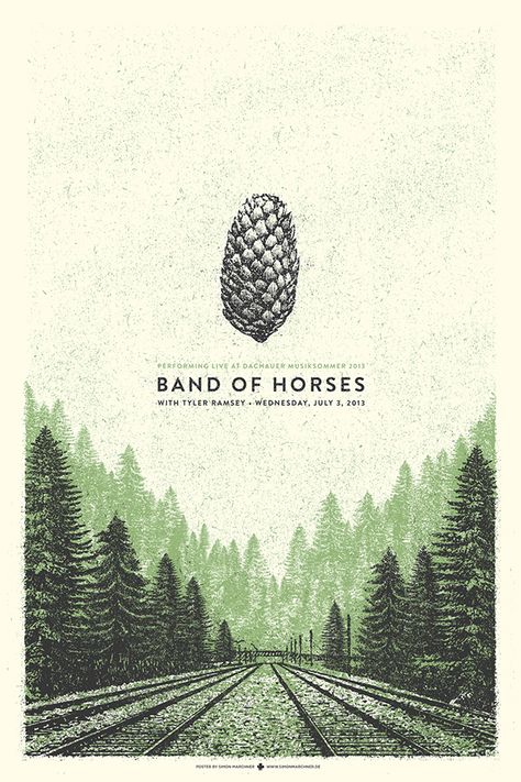 Band of Horses concert poster Horses Poster, Band Of Horses, Best Posters, Band Poster, Gig Poster, Horse Posters, Tour Poster, Concert Poster, Music Posters