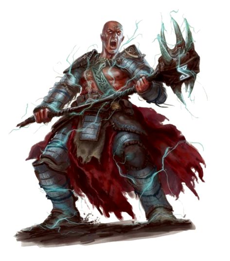 Male Human Bloodrager Barbarian - Pathfinder PFRPG DND D&D 3.5 5E 5th ed d20 fantasy Balor Demon Dnd, Dark Ruins, Dnd Paladin, Wild Magic, Pathfinder Character, Pathfinder Rpg, Human Male, Fantasy Images, Character Poses