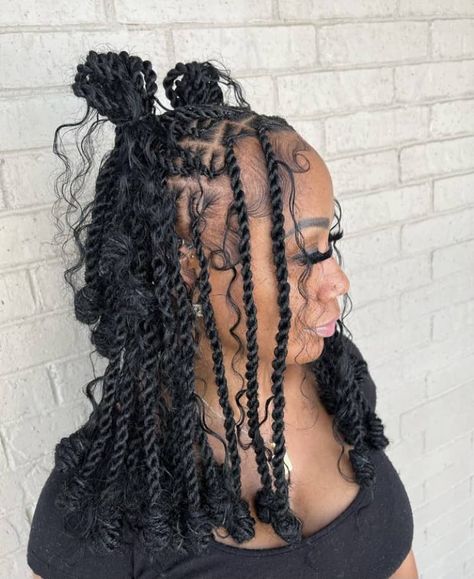 70 invisible Locs Hairstyles for Protective Styling in 2024 Hairstyles Invisible Locs, Bohemian Invisible Locs, Braids Hairstyles Bohemian, Curly End Braids, Invisible Twist, Cute Cornrow Hairstyles, Invisible Locs Hairstyles, Invisible Locs, Short Locs Hairstyles