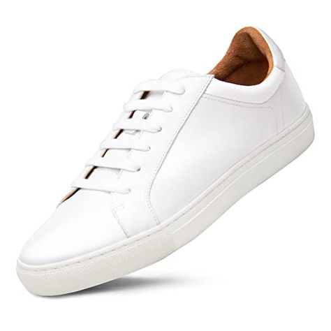 Mens Dress Casual, Mens Sneakers Fashion, Comfortable Leather Shoes, White Fashion Sneakers, Winter Sneakers, Sneakers For Men, Mens Casual Dress, Shoes Comfortable, Mens Casual