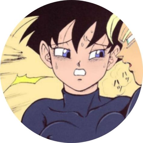 Gohan And Videl Matching Pfps, Gohan Pfp Manga, Future Gohan Pfp, Videl Dbz Icons, Sus Girl, Gohan And Vidal, Gogeta Pfp, Gohan X Videl, Gohan Black