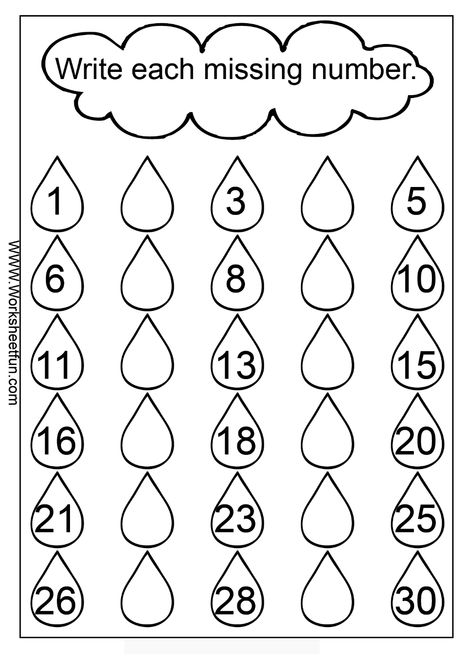 FREE / â€“ worksheet 1 Worksheets â€“ to numbers missing Numbers 1 Printable 20 30 Three Missing Kindergarten Math Worksheets Counting, Number Writing Worksheets, Missing Number Worksheets, Number Worksheets Kindergarten, Kindergarten Worksheets Free Printables, Counting Worksheets, Missing Numbers, Kindergarten Worksheets Printable, 1st Grade Math Worksheets