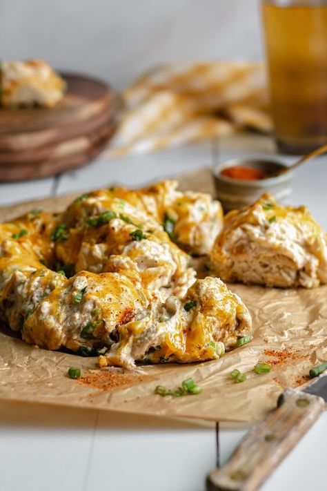 This homemade version of a staple Maryland appetizer, the Crab Pretzel, is a perfect addition for your next gathering. Jumbo, chewy homemade soft pretzels are topped with lump crab dip and melted cheddar cheese - and don't forget the Old Bay! If you're looking for the ultimate crowd pleasing appetizer, this jumbo crab pretzel is it! And let's be honest, this is not a delicate eat. You'll be scraping up every last bit of crab dip that falls off (and it will fall off) followed by a lic… Lump Crab Dip, Prosciutto Asparagus, Cheddar Cheese Recipes, Pretzel Dough, Pretzel Shape, Lump Crab, Homemade Soft Pretzels, Crab Dip, The Crab