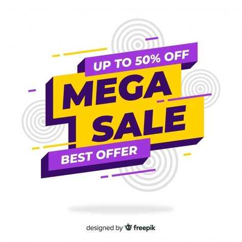 Promotional mega sale banners concept Fr... | Free Vector #Freepik #freevector #banner #business #sale #shopping Sales Promotion Design, Big Sales Banner, Black Friday Flyer, Black Friday Banner, Banner Template Design, Promotional Design, Sale Banner, Social Media Banner, Abstract Poster