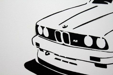 Gamer Wall Art, Wall Drawings, Supra Mk4, Bmw Art, Star Logo Design, Bmw E30 M3, E30 M3, Pumpkin Template, Mickey Y Minnie