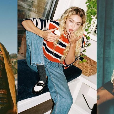 How To Nail The Eclectic Grandpa Trend Guest In Residence, Gigi Hadid Outfits, Gigi Hadid Style, Grandpa Style, Leandra Medine, Hadid Sisters, Emma Chamberlain, Zoe Kravitz, Hadid Style