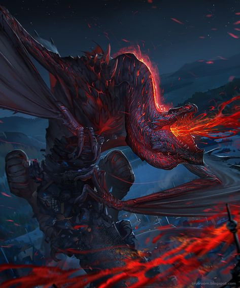 Lava Dragon, Fairytale Creatures, Rpg Map, Beautiful Dragon, Fantasy Beasts, 다크 판타지, Dragon Pictures, Fantasy Monster, Dragon Artwork