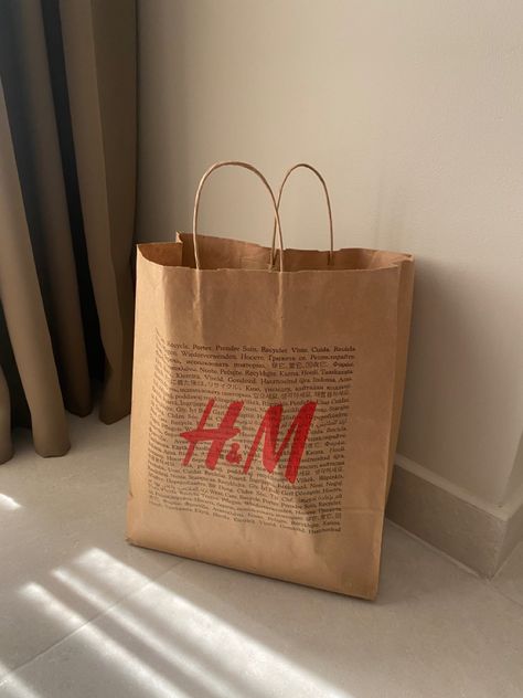 H M Aesthetic, Daily Mood, Paper Shopping Bag, Burlap Bag, Paper Bag, Reusable Tote Bags, H&m, Zara, Valentines