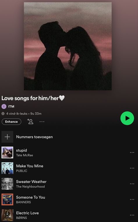 Playlist For Her, Playlist For Him, Songs For Him, Spotify Playlists, Love Songs For Him, Spotify Playlist, Love Songs, The Neighbourhood, Songs