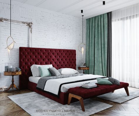 Burgundy Bedroom Ideas, Diy House Bed, Minimalist Bedding Sets, Bed Design Images, Burgundy Room, Burgundy Bedding, Burgundy Bedroom, Guest Bedroom Office, Burgundy Living Room