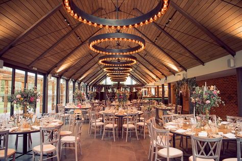 Wedding Barns, Industrial Wedding Decor, Walled Gardens, Modern Wedding Venue, Event Hall, Dream Wedding Venues, Garden Wedding Decorations, Breakfast Set, Wedding Venue Decorations