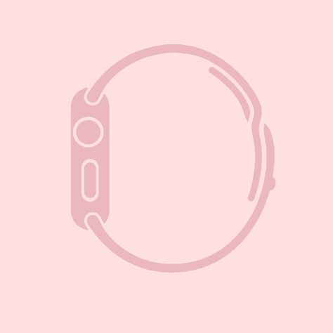 Apple Watch App Icon, Watch App Icon, Theme Homescreen, Ios Customization, Pink Apps, Pink Apple Watch, Icon Rose, Pastel Pink Icons:), Pink Wallpaper Ipad