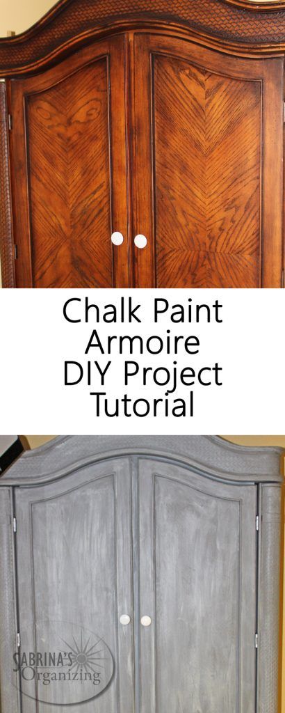 Chalk Paint Armoire, Armoire Redo, Armoire Repurpose, Armoire Ideas, Armoire Diy, Armoire Bar, Organizing Home, Armoire Makeover, Painted Armoire