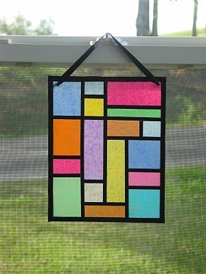 Faux Stained Glass · Lesson Plans | CraftGossip.com #FauxStainedGlass Diy Paper Butterfly, Stained Glass Cookies, Stained Glass Angel, Stained Glass Butterfly, Glass Art Projects, Paper Butterflies, Stained Glass Crafts, Homeschool Art, Faux Stained Glass