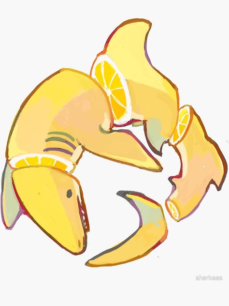 Lemon Shark, Shark Drawing, Anak Haiwan, Výtvarné Reference, Shark Art, Soyut Sanat Tabloları, Cute Shark, Cute Doodle Art, Creature Concept Art