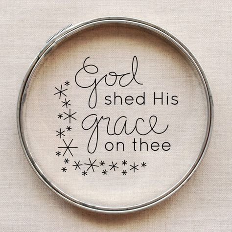 God Shed His Grace on Thee embroidery pattern // wild olive Patriotic Embroidery, Wild Olive, Hardanger Embroidery, Felt Embroidery, Types Of Embroidery, Embroidery Patterns Free, Hand Embroidery Patterns, Free Embroidery, Embroidery Tutorials