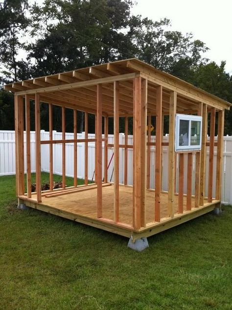 Flat Roof Shed, Shed Design Plans, Garden Shed Diy, Building A Storage Shed, Shed Blueprints, Wooden Shed, Shed House Plans, Diy Storage Shed, Free Shed Plans