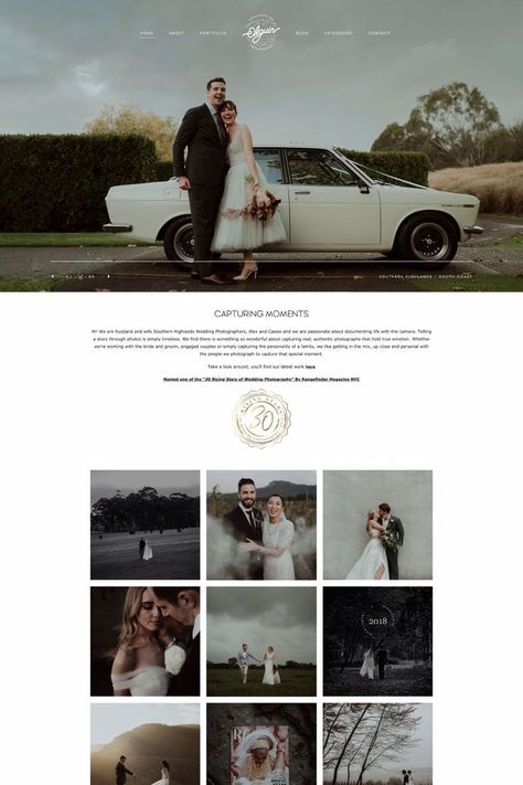 Photography Website Inspiration, Wedding Photography Website Design, Cassie Wedding, Editorial Lifestyle, Wedding Invitation Website, Film Portrait, Wedding Web, Photography Website Templates, Wedding Website Design