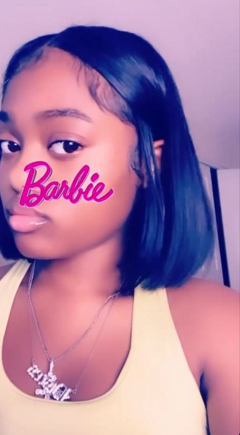 Hairstyles For Short Black Straight Hair, Flat Ironed Short Hair, Cute Natural Flat Iron Hairstyles, Cute Flat Iron Hairstyles Black Short, Slick Press Natural Hair Short, Short Flat Ironed Natural Hairstyles, Bob Hairstyles Natural Hair, Hairstyles For Flat Ironed Hair Black, Short Flat Ironed Natural Hair