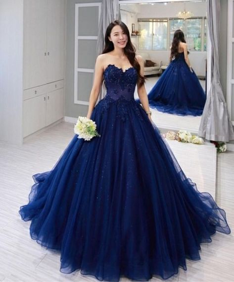 Navy Blue Quinceanera Dresses, Quinceanera Dresses Blue, Formal Prom Dress, Quinceanera Dress, Blue Tulle, Gown Prom, فستان سهرة, Sweet 16 Dresses, Ball Gowns Prom