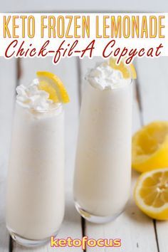 Frozen Lemonade Recipe, Keto Beverages, Keto Smoothie Recipes, Keto Smoothie, Low Carb Drinks, Baking Soda Beauty Uses, Keto Drinks, Frozen Lemonade, Lemonade Recipe