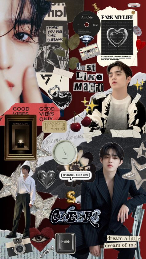 S Coups Wallpaper Aesthetic, Seventeen Wallpaper Scoups, Scoups Collage, Scoups Seventeen Cute, Scoups Aesthetic Wallpaper, Seventeen Collage Wallpaper, Seventeen S.coups, Svt Aesthetic Wallpaper, Kpop Backgrounds Aesthetic