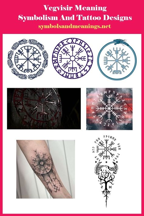 Viking Compass Tattoo Design, Norse Compass Tattoo, Nordic Compass Tattoo, Vegvisir Tattoo Design, Viking Compass Tattoo, Vegvisir Symbol, Nordic Compass, Circular Tattoo, Runic Compass