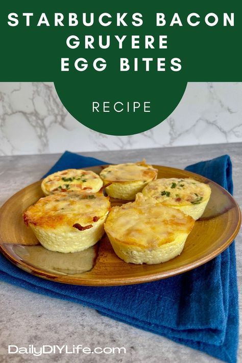 Starbucks Bacon Gruyere Egg Bites Recipe Starbucks Eggbites Copycat Recipe Bacon, Copycat Starbucks Bacon And Gruyere Egg Bites, Bacon Gouda Egg Bites Scooters, Starbucks Potato Cheddar And Chive Bake Copycat, Starbucks Bacon Gruyere Egg Bites, Bacon And Gruyere Egg Bites, Bacon Gruyere Egg Bites, Gruyere Egg Bites, Pizza Twists